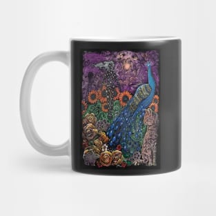 Stormy Peacock Mug